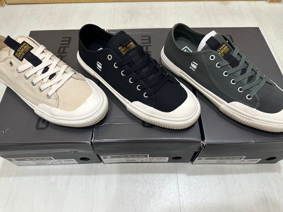G-Star Noril Canvas Low Trainers, Men's Fashion, Footwear