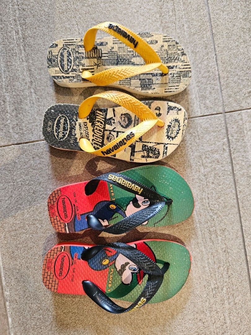 Havaianas Toddler Size 10C Eur 27 28 2 pairs