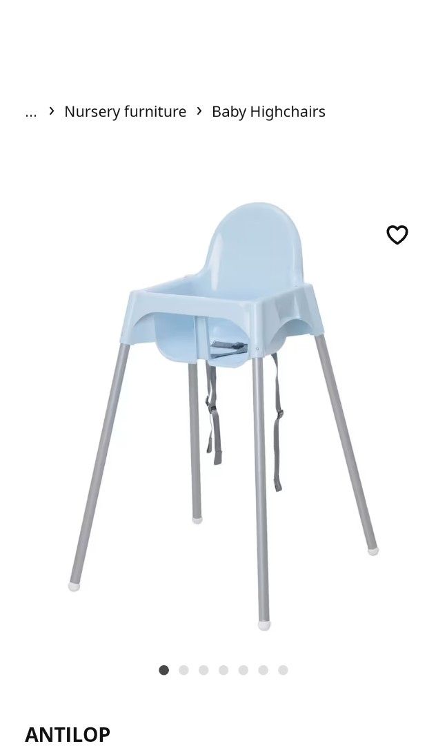 IKEA Antilop Baby High Chair Babies Kids Nursing Feeding