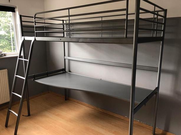 IKEA SVARTA ロフトベッド - ベッド