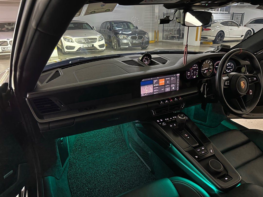 Interior ambient LED lighting - Porsche 992 on Carousell
