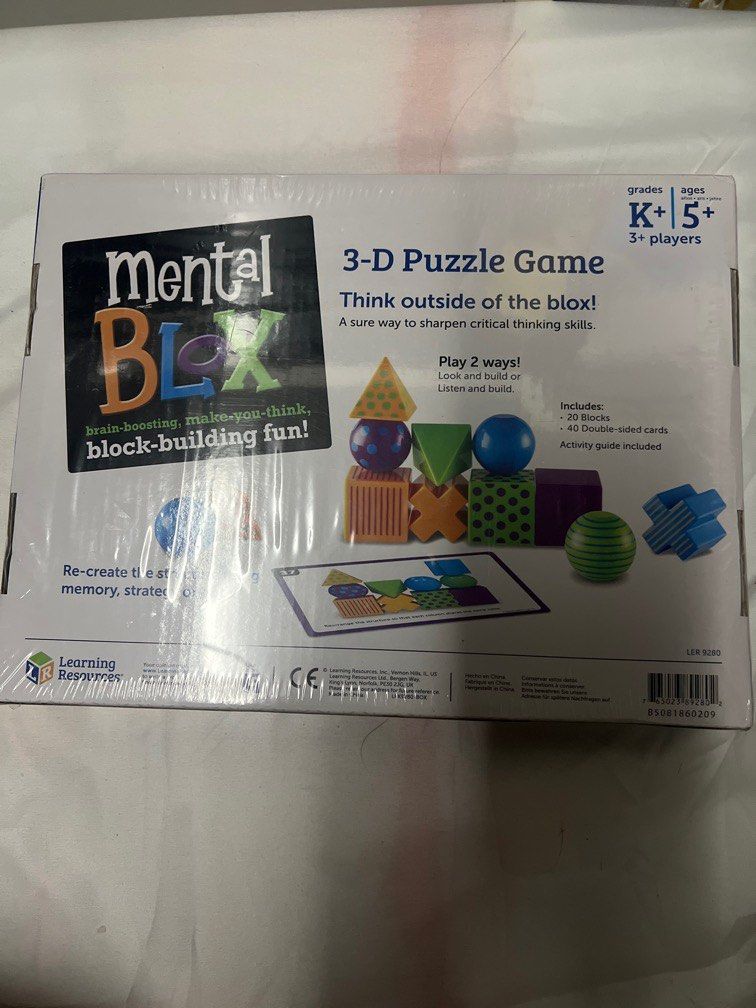 Learning Resources Mental Blox, Hobbies Toys, Toys Games on