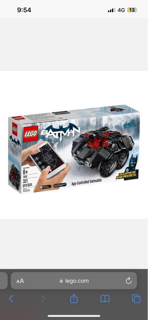 Lego batmobile instructions 76112 hot sale