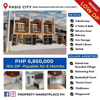 ‼️LOW DOWNPAYMENT‼️  3 Bedrooms Townhouse For Sale - Preselling