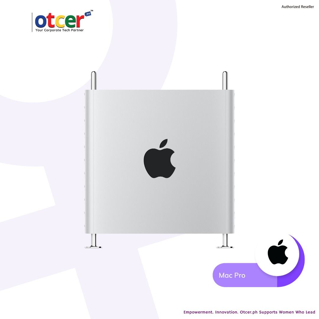 Mac Pro (Category: Desktops) located in Pasig City. Submitted by otcer.philippines (Listing ID 1291105381, Image 2). Description: Your current workstation is holding you back. The Mac Pro's revolutionary performance will make you question everything you thought you knew about speed. Starts at Php 449,990.00. Learn more: https://otcer.ph, contact us on +63 919 839 9123 or e-mail: sales@otcer.ph. #MacPro #upgrade #gamechanger #businesstech.