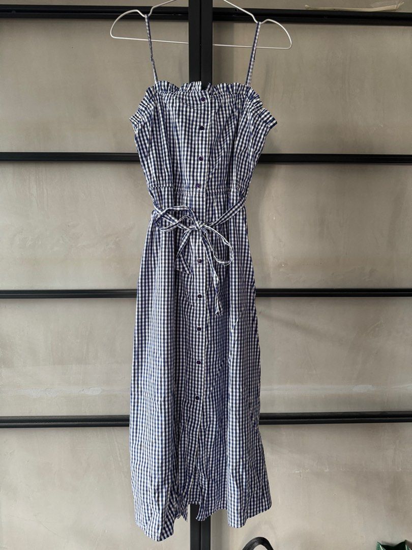 Mango gingham dress store