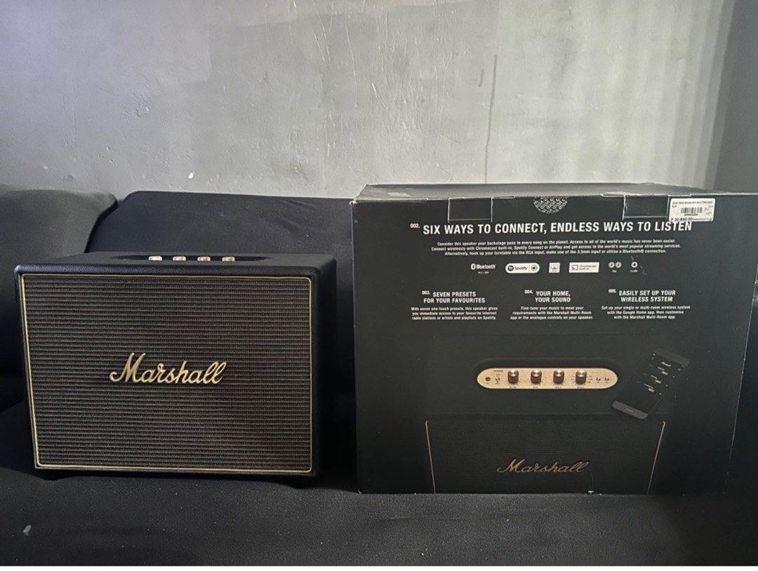 Marshall Woborn Multi-Room (Category: Soundbars, Speakers & Amplifiers) located in Cainta. Submitted by bobbully (Listing ID 1291143057, Image 3). Description: .