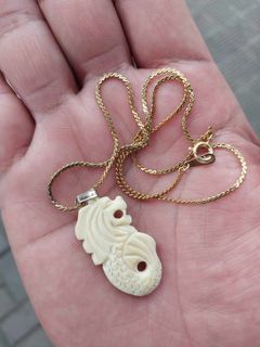 merlion ivo carved pendant choker type necklace for girls
750php