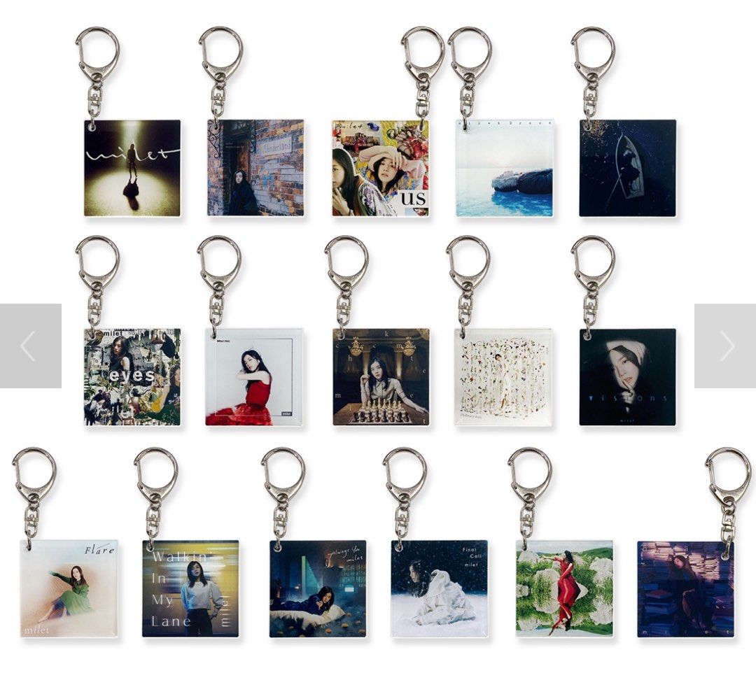 大特価放出！ milet CD cover key chan カバーキーチェーン コンプ（230723 ミュージシャン