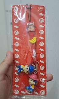 Milky and Pecko phone keychain strap