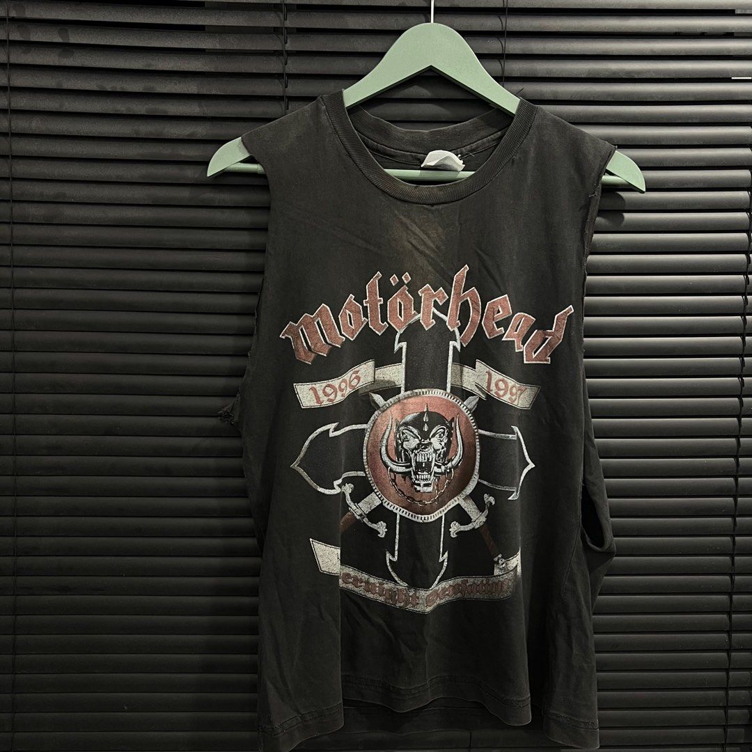 Motorhead Punk Sleeveless Band Shirt Men s Fashion Tops Sets Tshirts Polo Shirts on Carousell