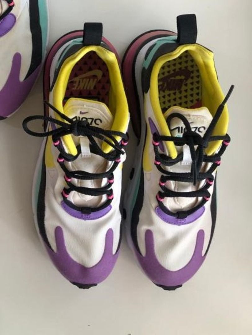 Nike air max 270 react women's purple online