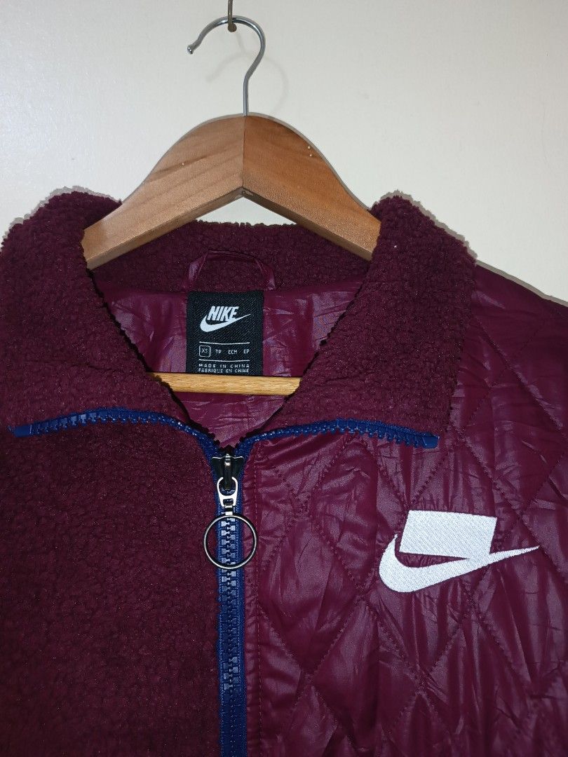 Nike full zip sherpa track jacket outlet