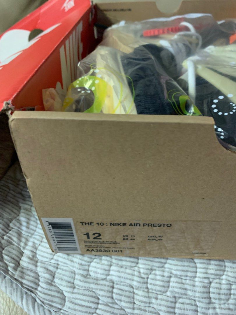 Nike off white presto og us12 jordan yeezy dunk aj Carousell