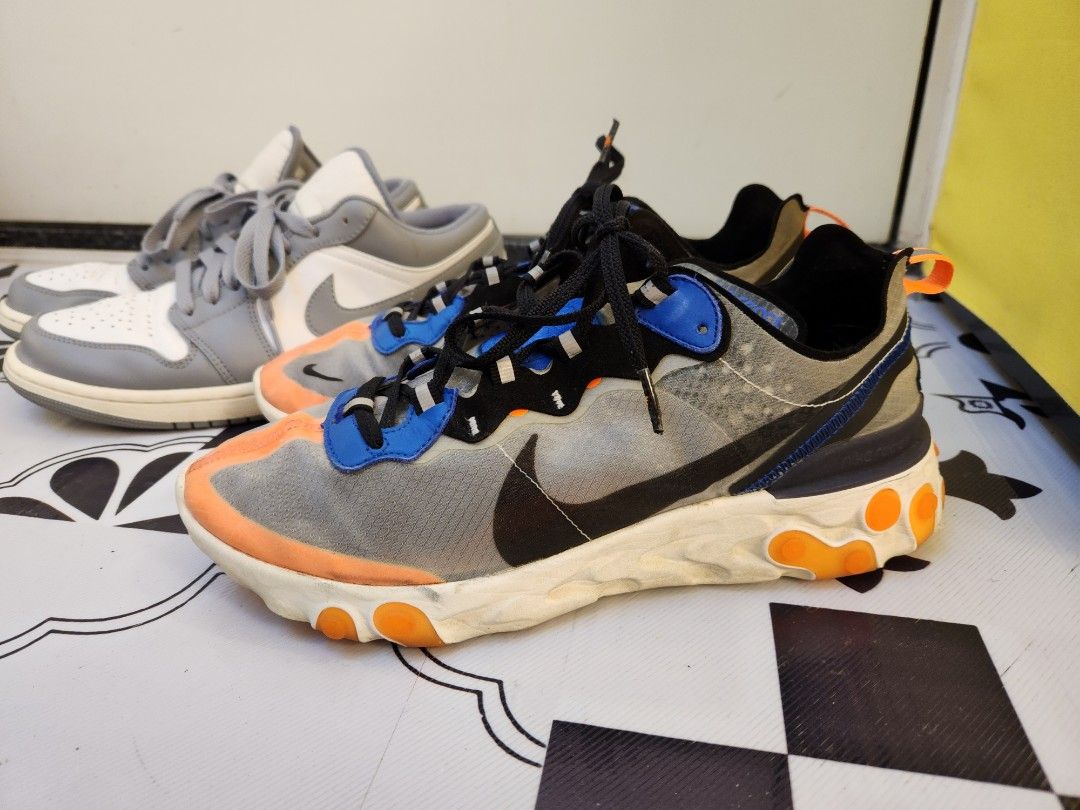 Nike React 87 （分類：波鞋）位於 Hong Kong。 由 nikekit 提交（商品編號 1291160608，圖片 1）。簡介： 平放斷捨離，react 87 只著過幾次好新。 Size US 9 大圍站，觀塘綫交收。