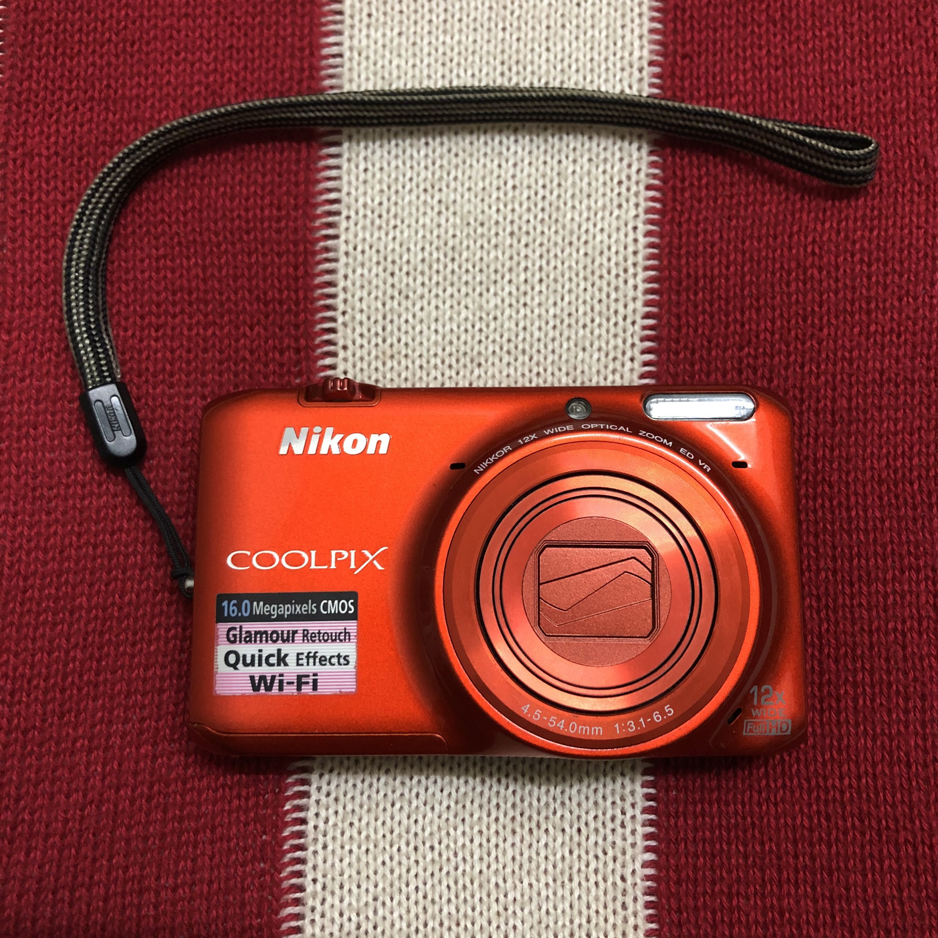 Nikon Coolpix S6500 Camera Digital CCD, Photography, Cameras on
