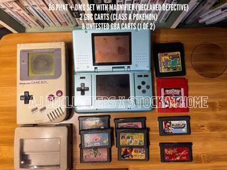 [Nintendo DS][Gameboy DMG] 2-Console Bundle + 10 Games