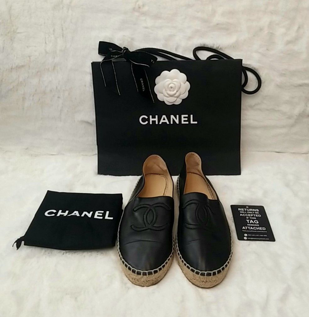 Chanel espadrilles wide feet hot sale