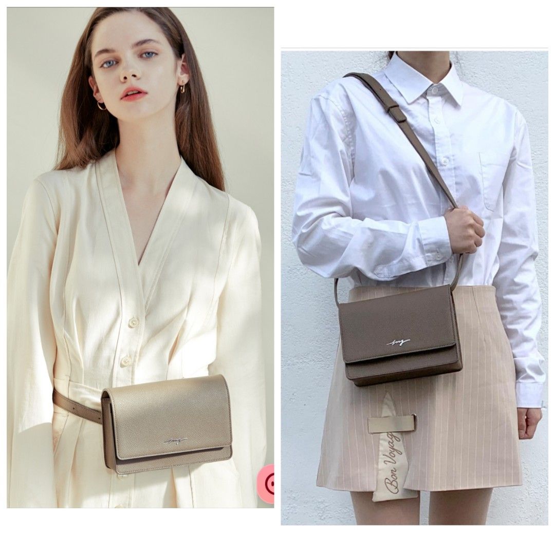 Original Marhen J Lucy Jazz Bag in Taupe Color Women s Fashion Bags Wallets Cross body Bags on Carousell