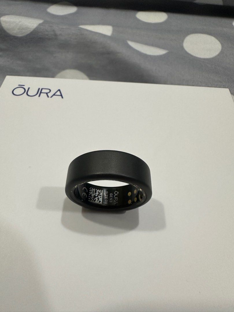 Oura Ring Gen 3 Heritage Stealth size 8, Mobile Phones & Gadgets
