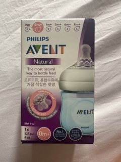 PHILIPS AVENT NATURAL BABY BOTTLE 4oz