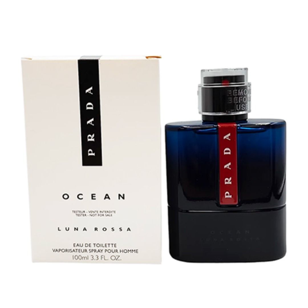 Prada Luna Rossa Ocean EDT for Men 100ml Tester Eau de Toilette Blue Brand New 100 Authentic Perfume FragranceCart Beauty Personal Care Fragrance Deodorants on Carousell
