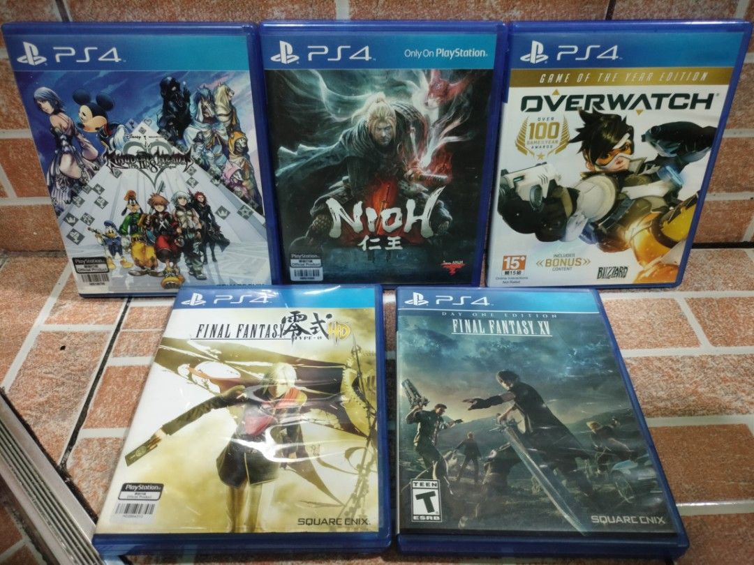 ps4 games (Category: PlayStation) located in Caloocan City. Submitted by jbfuenzalida27 (Listing ID 1291125199, Image 1). Description: Good condition game Nioh -400 Overwatch- 400 Kingdom hearts HD 2.8- 400 Final fantasy type-0 HD- 400 Final fantasy XV- SOLD❌ Meetup: c3 caloocan c3 petron or pick up.