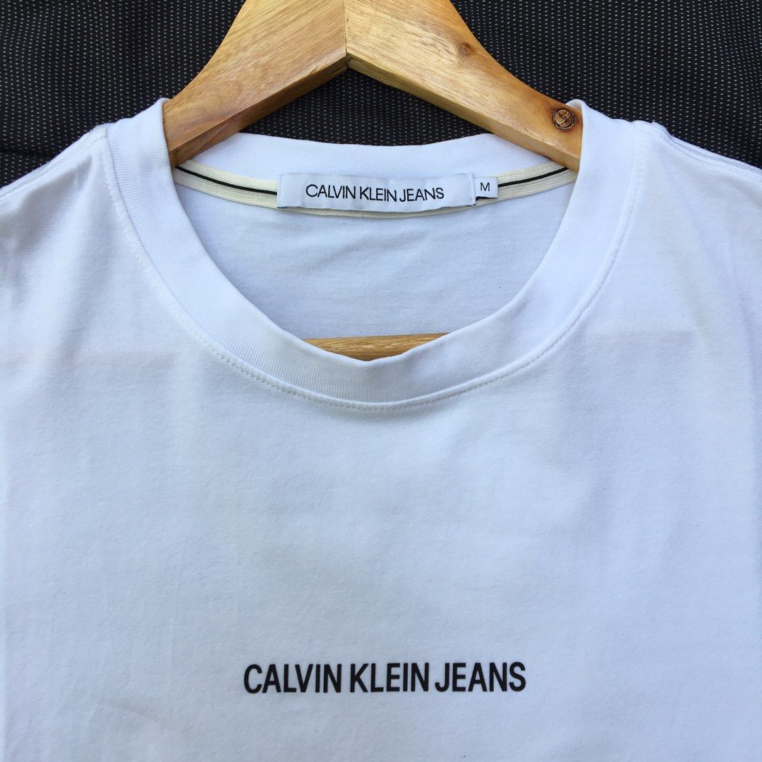 Ptpa Calvin Klein Jeans Stretch Logo T shirt Size M 19x28 Almost