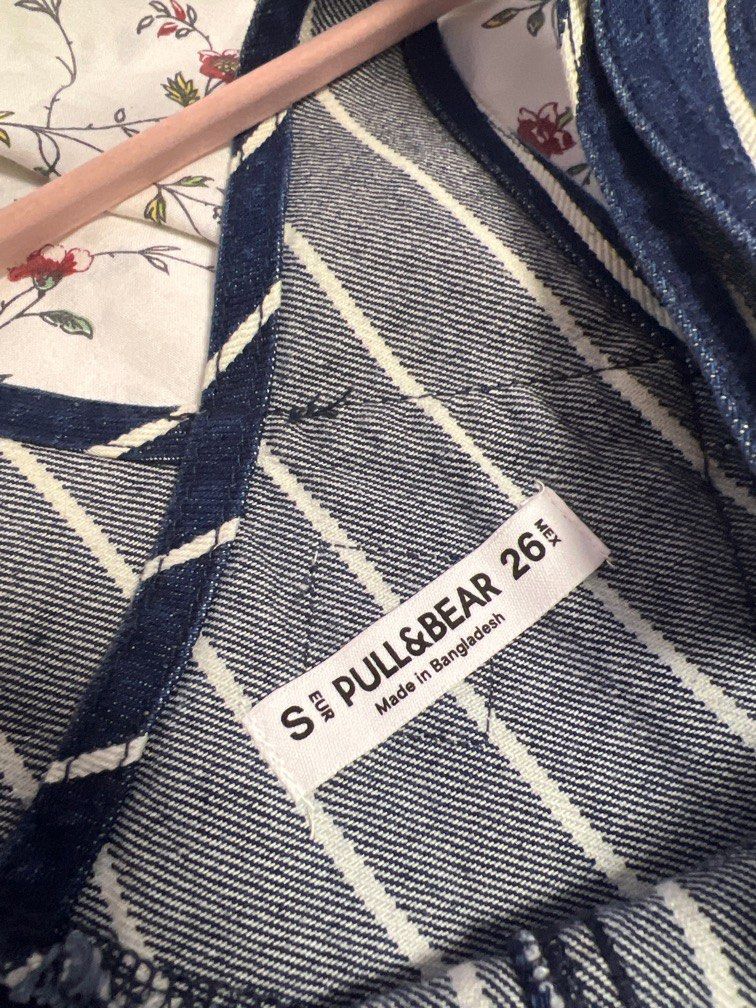 Pull and bear pinafore dress clearance