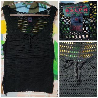 Sale! Ralph Lauren Hand Knit Top/Crochet Top