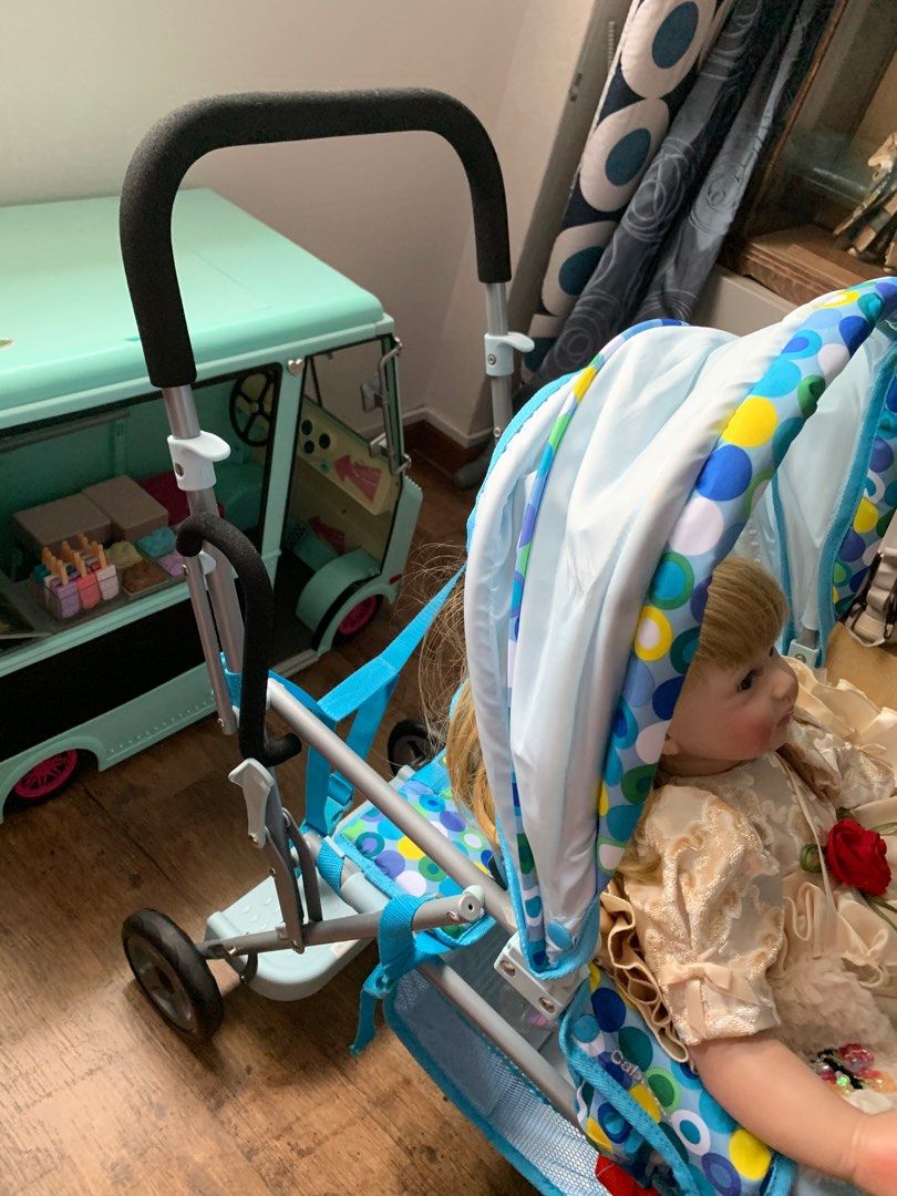 Real life like toy stroller Joovy caboose tandem toy doll Stroller