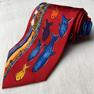 Red Fish Novelty Necktie
