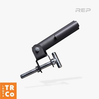 REP Power Rack Landmine Attachment. Versatile Steel Landmine Accessory with Band Peg for Secure Connection and Sleeves Compatible for Barbells.