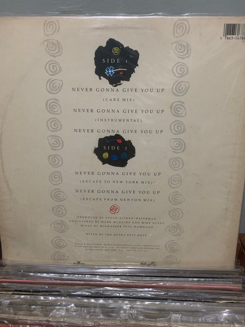 Rick Astley LP Vinyl Plaka (Category: Vinyls) located in Las Pinas. Submitted by kinganalog (Listing ID 1291007592, Image 2). Description: Rick Astley single Vinyl available at our shop, cover VG media VG, shipping via lalamove or grab, payment via Gcash or Unionbank, our shop King Analog is located at Las Pinas along Marcos Alvarez hiway. .