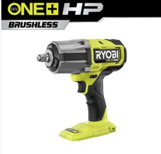 RYOBI PBLIW01B 18V HP BRUSHLESS Cordless 4-Mode 1/2 in. High Torque Impact Wrench 1,170 ft-lbs torque (Tool Only - battery & charger sold separately), Ideal for heavy equipment & building structural use, Brand new in box.