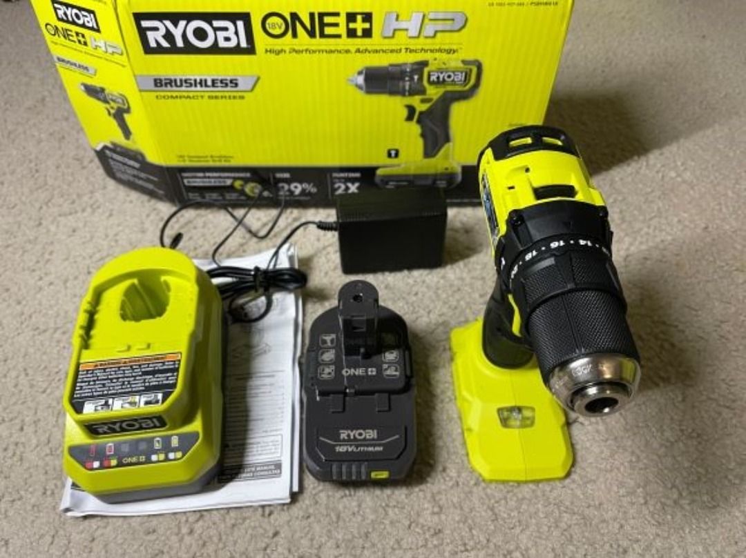 Ryobi PSBHM01K 18V BRUSHLESS Compact 1/2
