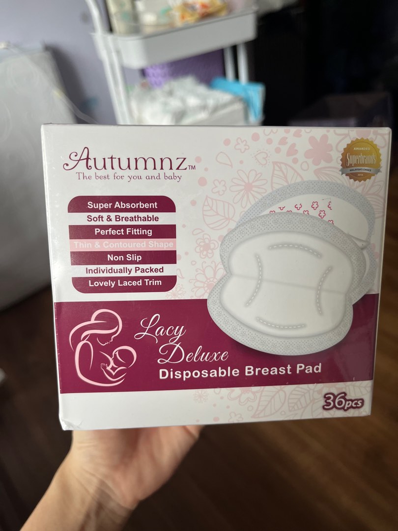 Autumnz- Lacy Deluxe Disposable Breastpads (36 pcs) *NEW PACKAGING
