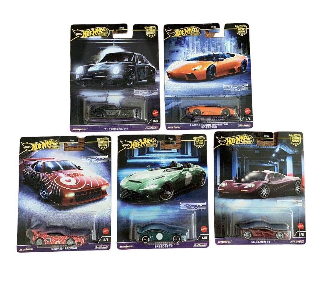 Hotwheels 4台 McLAREN*2 & PORSCHE*2