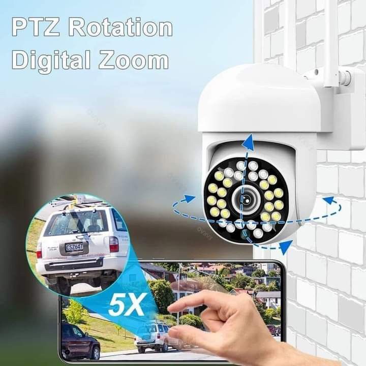 smart outdoor cctv camera 3mp (Category: Security Systems & CCTV Cameras) located in Manila. Submitted by minidivisoria (Listing ID 1291040457, Image 3). Description: Smart Outdoor CCTV Camera 3MP Waterproof 360 Viewing Angle Voice App Control TF Card Slot 750 FEATURES: ✓ HD Voice Call ✓ Two-Way Audio ✓ 3MP 2K Full HD ✓ Motion Detection ✓ 360 Viewing Angle ✓ Voice & App Control ✓ Smart White LED Light ☑️ Other features: ✓ Waterproof ✓ TF Card Slo
