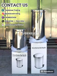 Stainless trash bin foot pedal