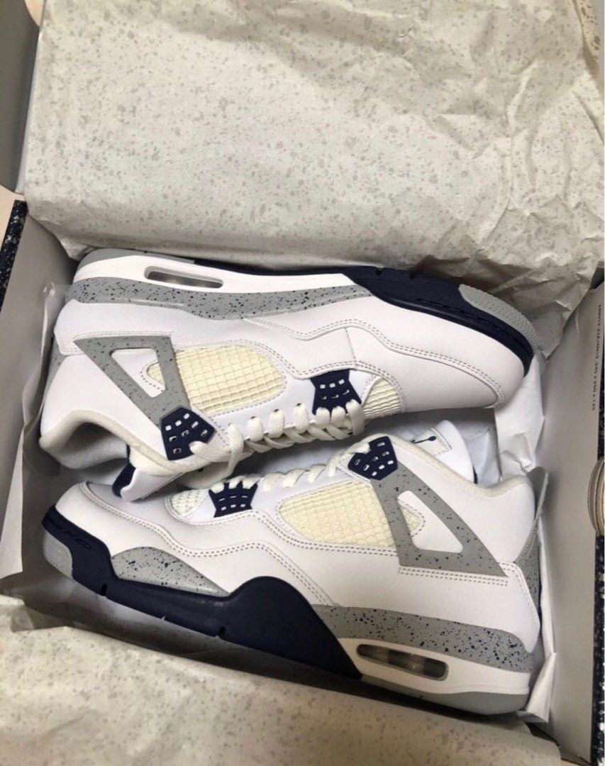 Steal prices Air jordan midnight navy with yellowing, Men's