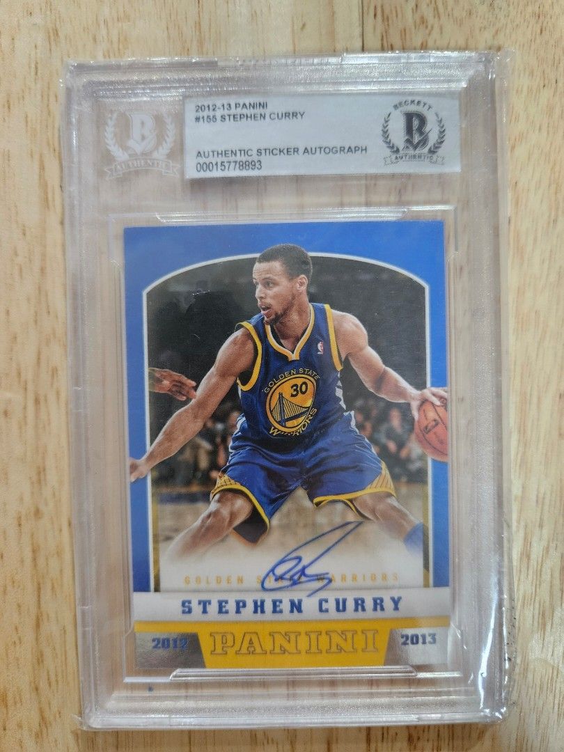 Steph Curry Sticker Auto Bgs slabbed (Category: Graded Singles) located in Mandaluyong City. Submitted by thefilipinopicker (Listing ID 1291162898, Image 1). Description: Already slabbed and authenticated hassle free for next owner pic on ebay is actual item before purchase.