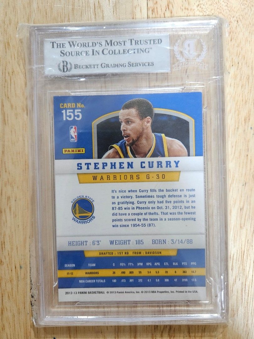Steph Curry Sticker Auto Bgs slabbed (Category: Graded Singles) located in Mandaluyong City. Submitted by thefilipinopicker (Listing ID 1291162898, Image 2). Description: Already slabbed and authenticated hassle free for next owner pic on ebay is actual item before purchase.