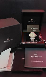 TAG HEUER AQUARACER WHITE DIAL MENS WATCH