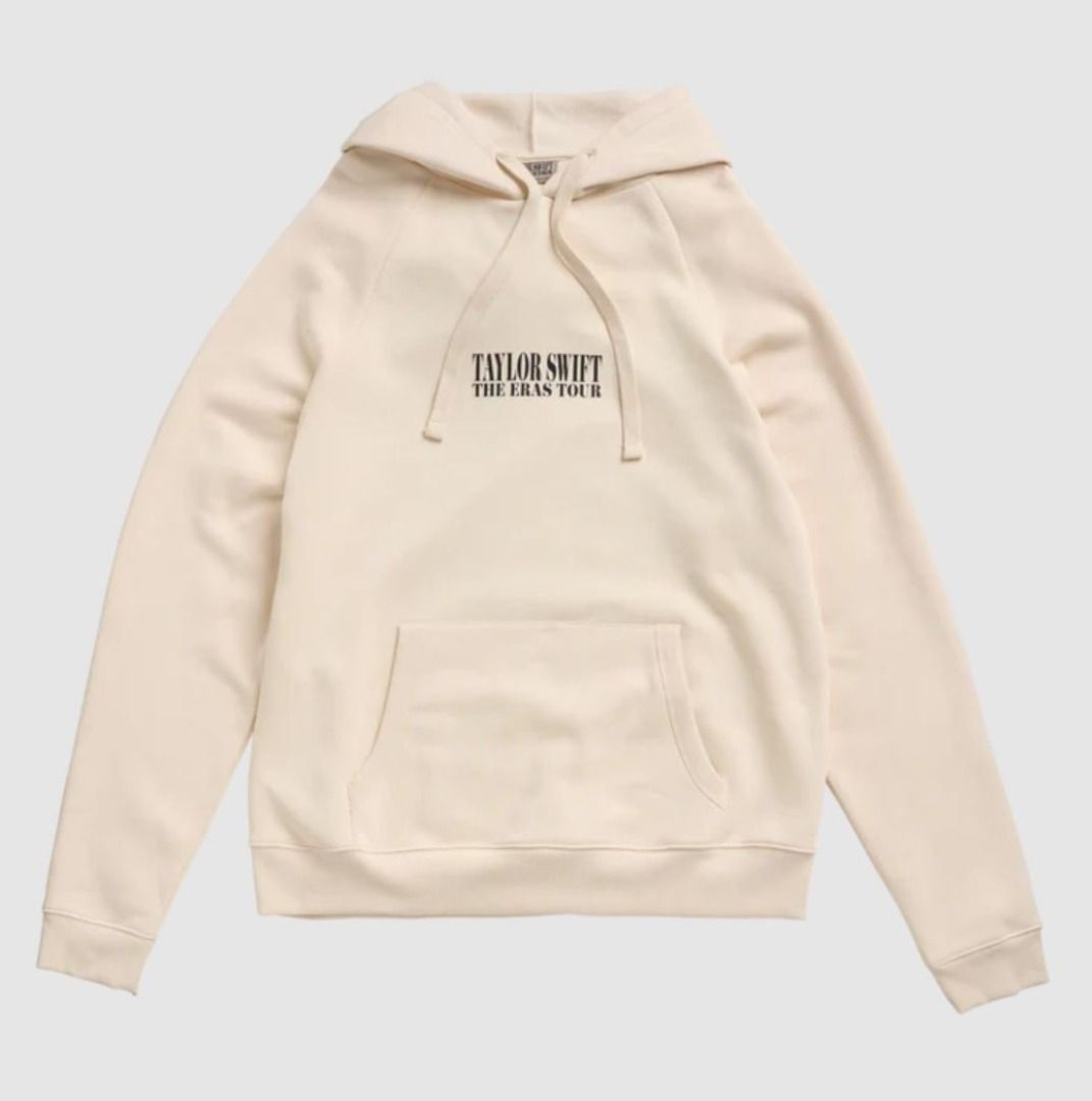 Taylor Swift the Eras Tour Official Merchandise (Beige Tour Hoodie ...