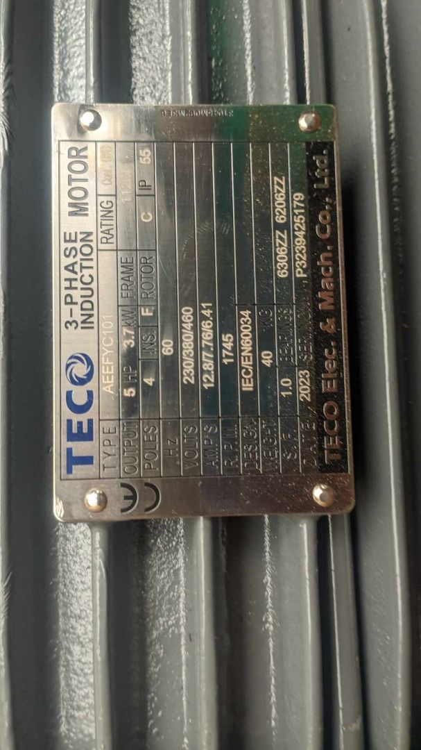 Teco Induction Motor (Category: Construction Tools & Equipment) located in Manila. Submitted by 09150361920ronvillaflor (Listing ID 1291009722, Image 2). Description: Teco Induction Motor Specs: 5HP,3 Phase, 1750rpm ₱20,000 For inquiries GLOBE:📞 ☎ 0⃣9⃣1⃣5⃣0⃣3⃣6⃣1⃣9⃣2⃣0⃣ 📞 ☎ 0⃣9⃣1⃣5⃣0⃣3⃣6⃣1⃣9⃣2⃣0⃣ Email me@ 📫 📑 r-o-n-.-h-a-y-a-i-@-g-m-a-i-l.c-o-m Check my Carousell: https://www.carousell.ph/u/ronvillaflor0/ PRICE MAY CHANGE WITHOUT PRIOR NOTIC