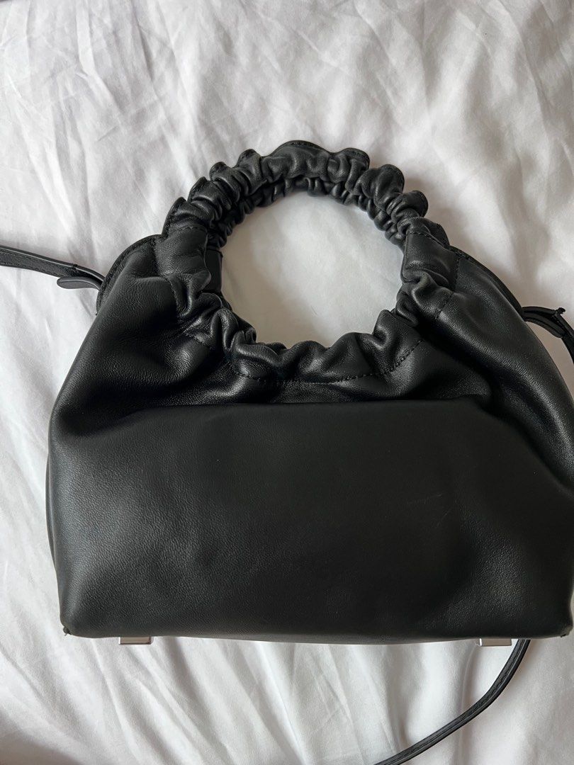 The row double circle small leather tote hot sale