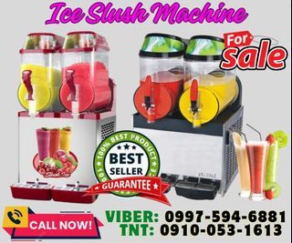 Two Tanks Slush Maker / Frozen Beverage Making Machine / Slushy Machine