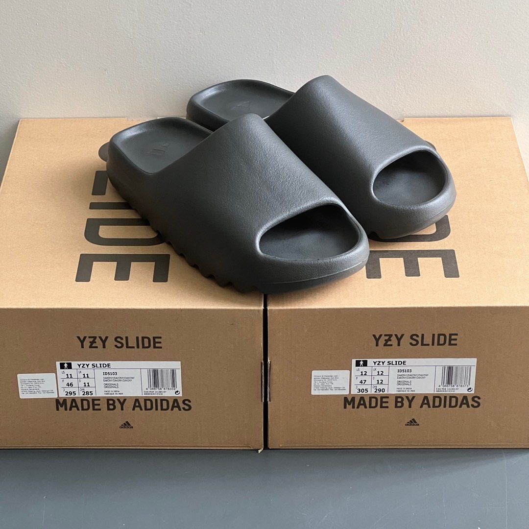 【ギフト】adidas YEEZY SLIDE Onyx 29.5cm イージー スライド 靴