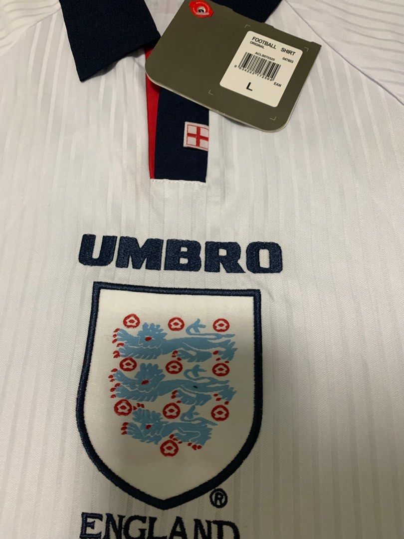 Klubai Store - Camisa retro Umbro seleção da Inglaterra 1998